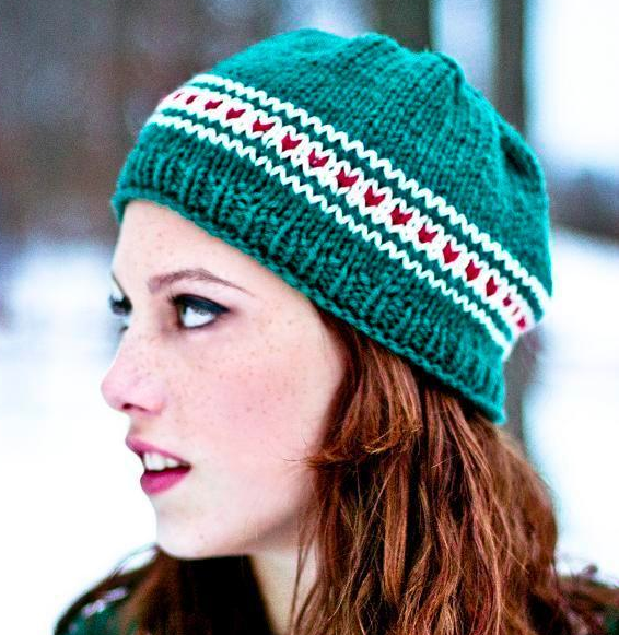 Secret Crush Knitting Hat Pattern