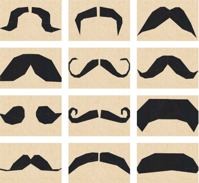 Mustachio Pattern