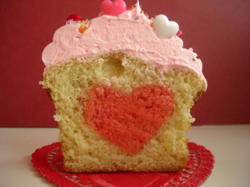 Heart in Cake