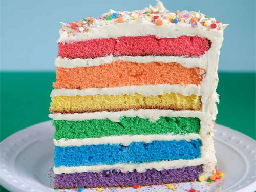 Rainbow Layer Cake