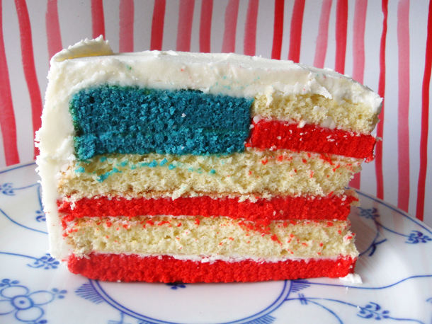 American Flag Cake