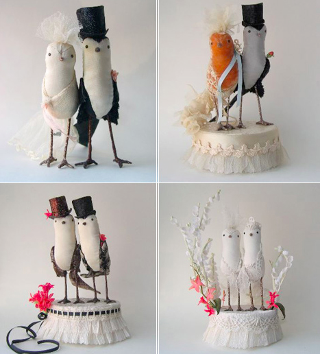 Different Versions of Owl Cake Toppers