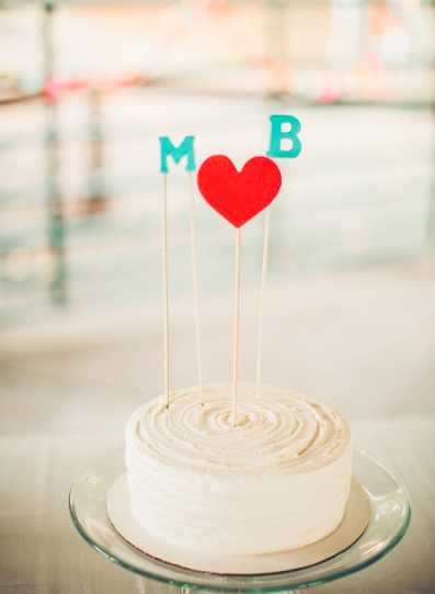 Monogram Cake Toppers