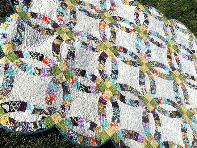 double wedding ring quilt