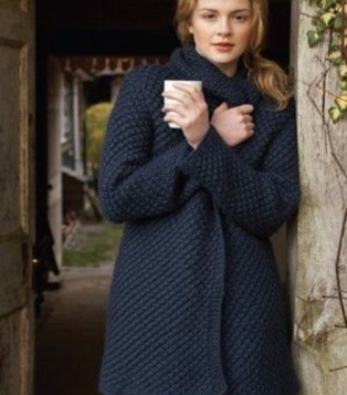 daisy stitch coat