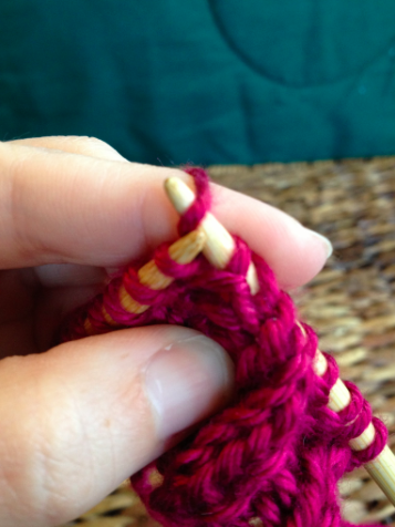 tricky knitting technique