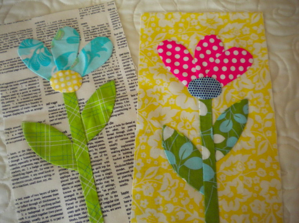 Two Floral Applique Designs
