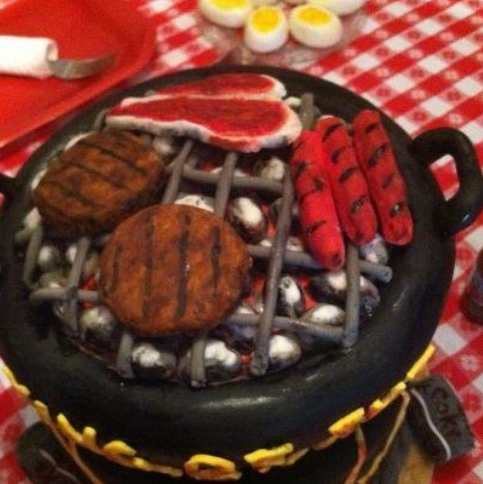 grill cake