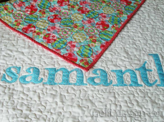 baby name quilt