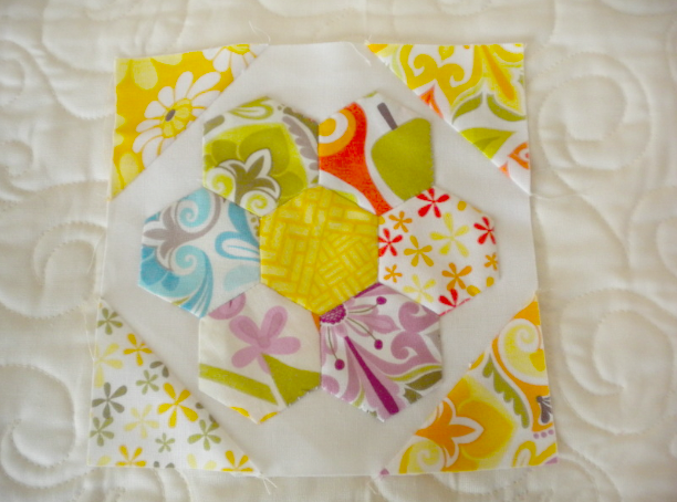 Hand Appliqued Quilt Block