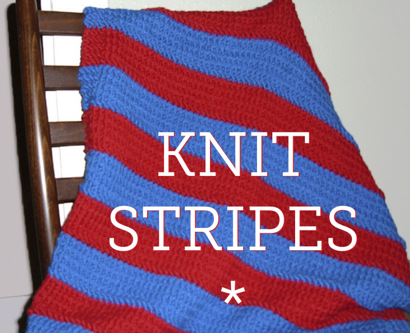 knit stripes