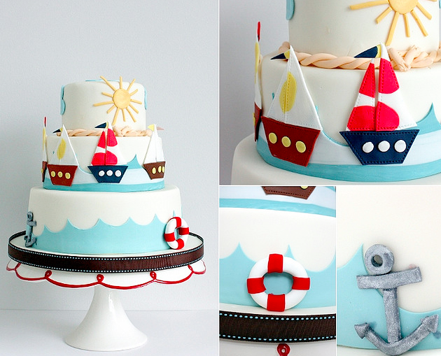sailboat cake