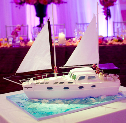 yacht cake