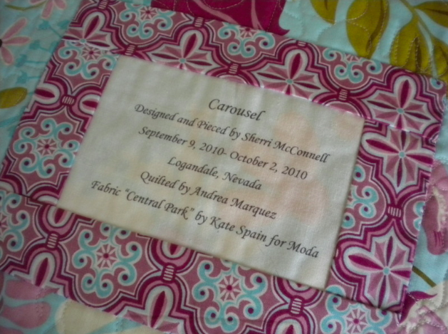 Quilt Label 