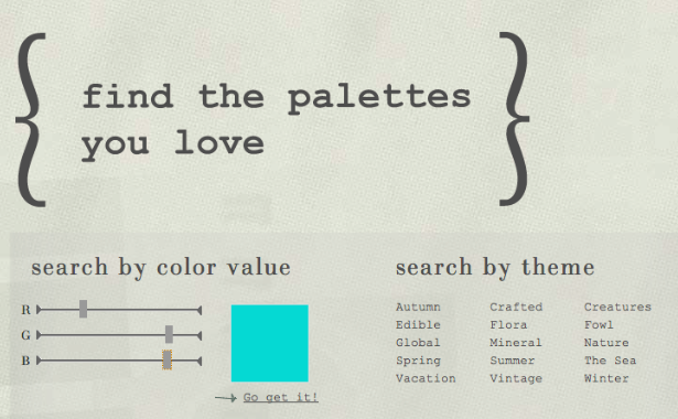 palettes