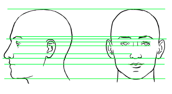 drawing heads