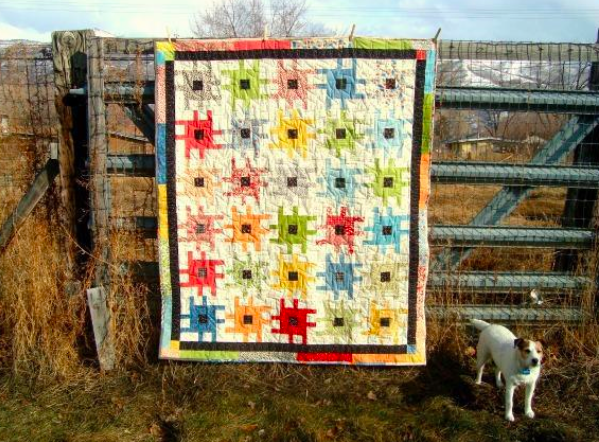 sprockets quilt, on Craftsy