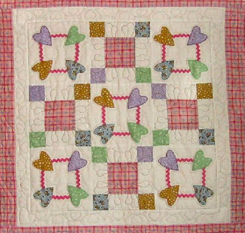 baby charm quilt on Bluprint 