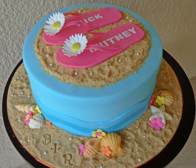 beach cake