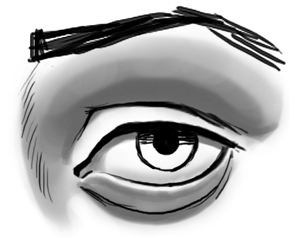 draw eye