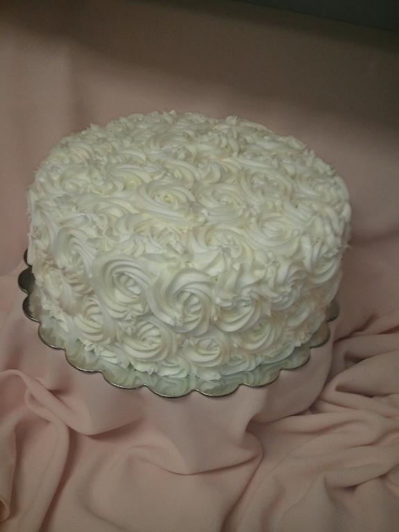 Buttercream Drop Flower Cake