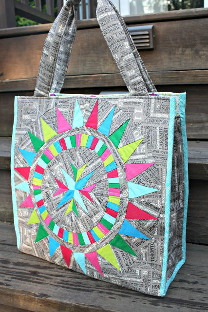 Dynamic Patchwork Market Bag