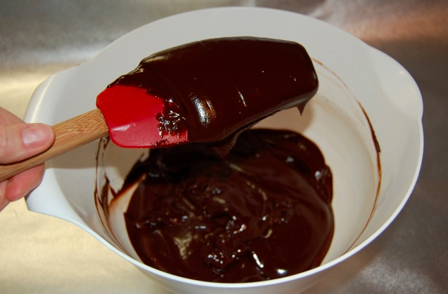 soft glossy ganache