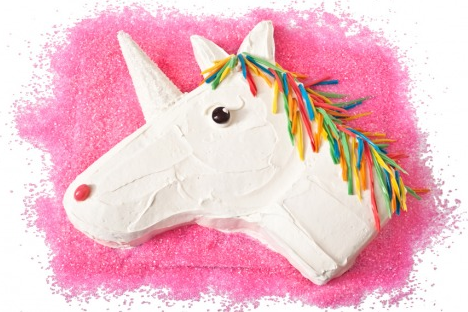 unicorn head cake