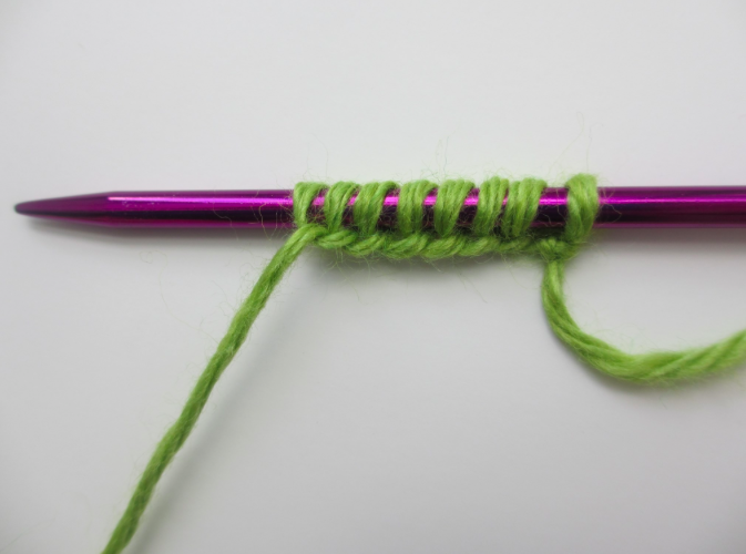 single cast-on single cast-on
