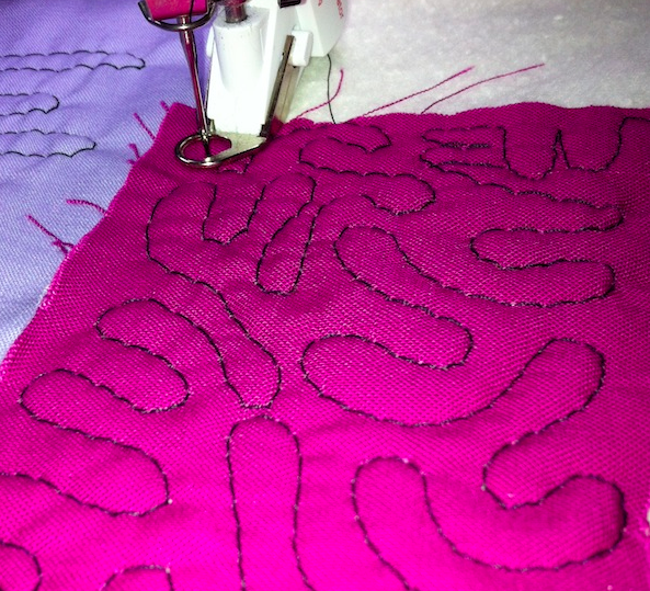 meandering stitch