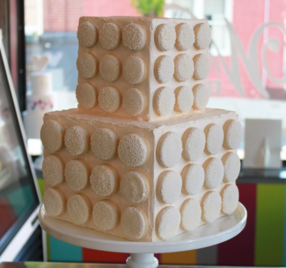 shortbread wedding cake