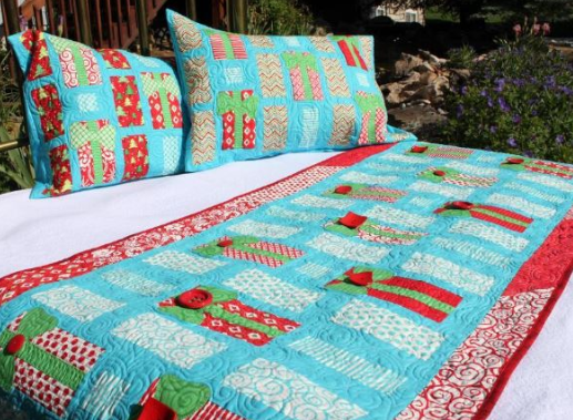 quilted bed