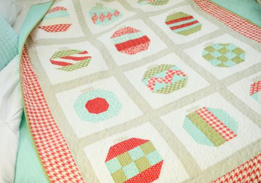 vintage holiday quilt