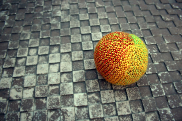 knitted ball
