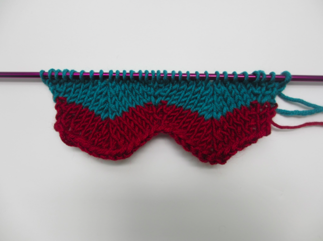 chevron knitting