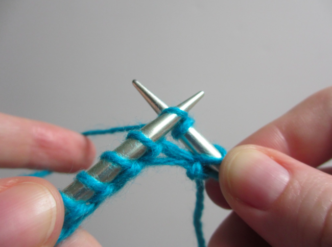 Dropping the Stitch from the Left Needle