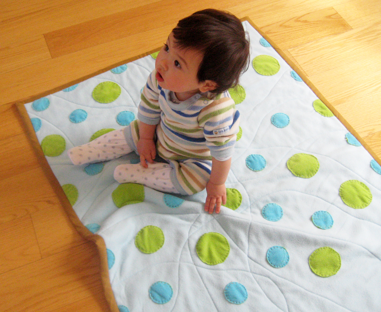 Circle Baby Quilt