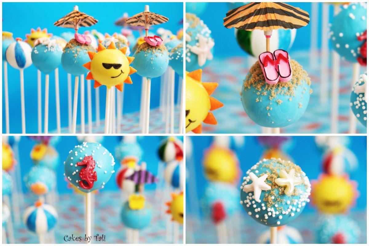 Beach Cake Pops