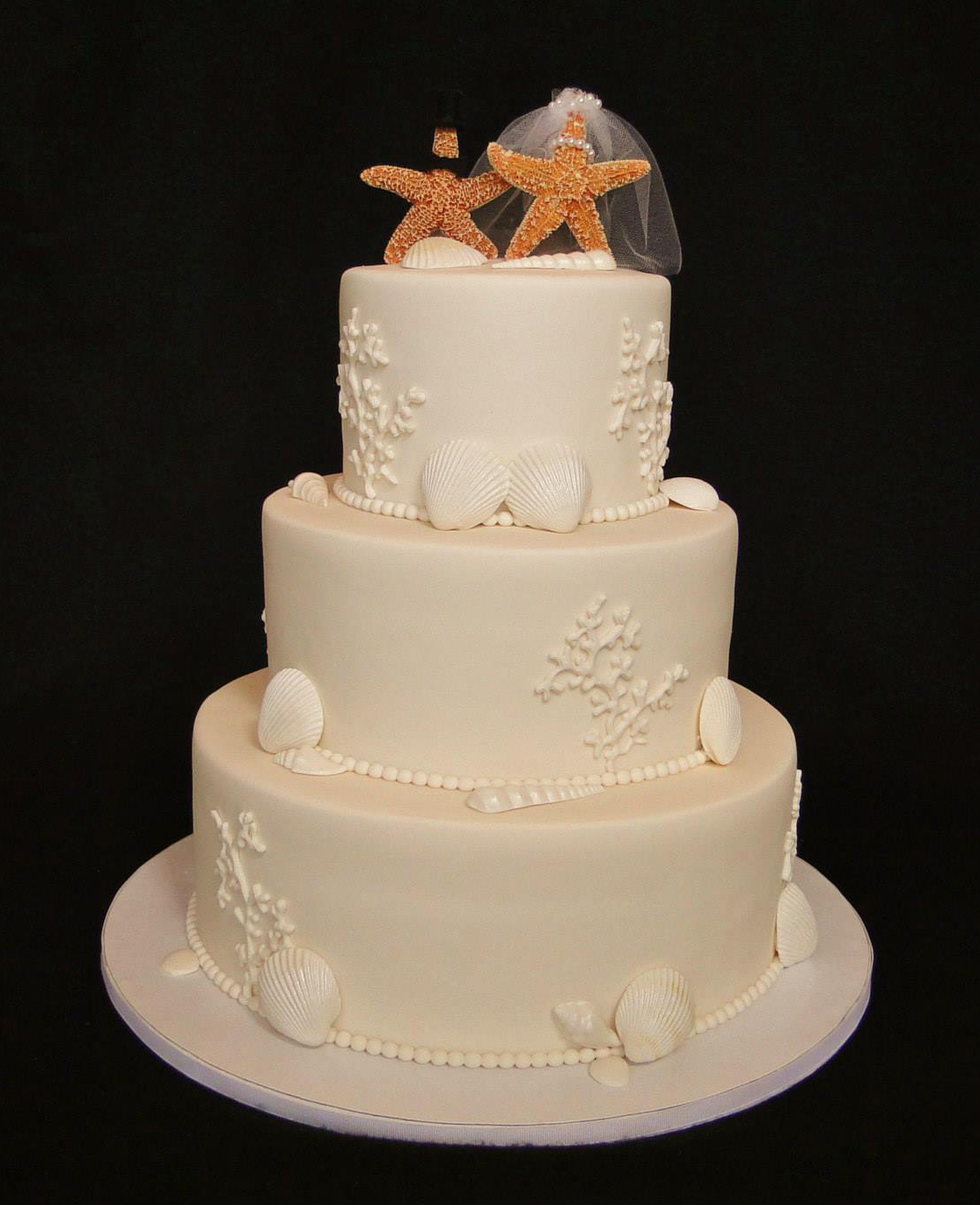 Beach Wedding Cake