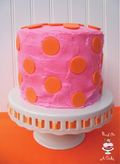 Candy Melt Polka Dot Cake