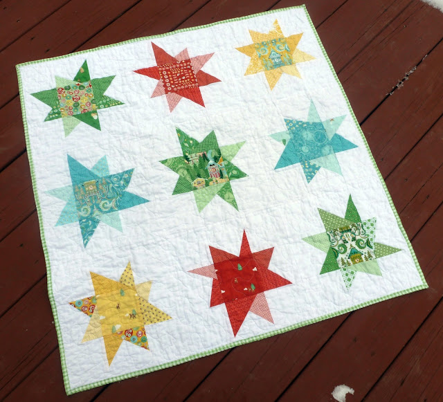 Charm Pack Wonky Stars Quilt