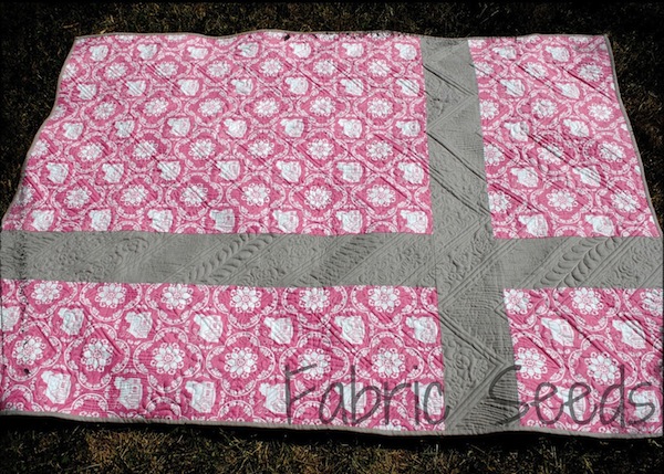 Chevron Accent Quilt Back, on Bluprint