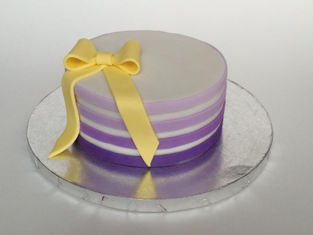 Ombre Striped Cake