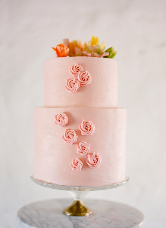 Pink Buttercream Cake