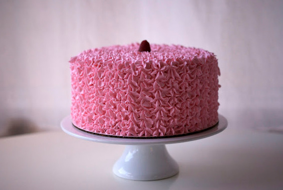 Pink Ruffle Buttercream