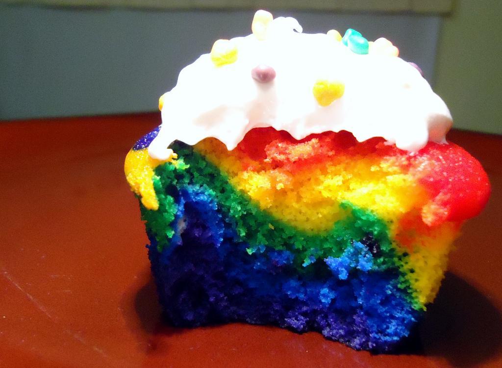 Rainbow Cupcake