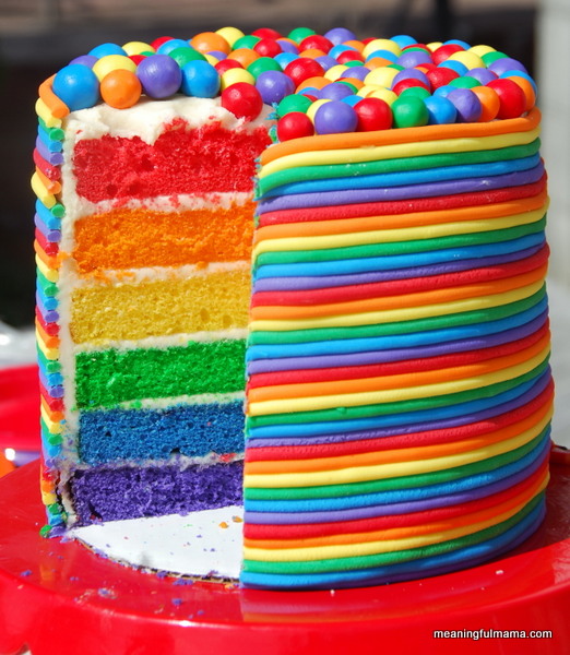 Rainbow Overload Cake