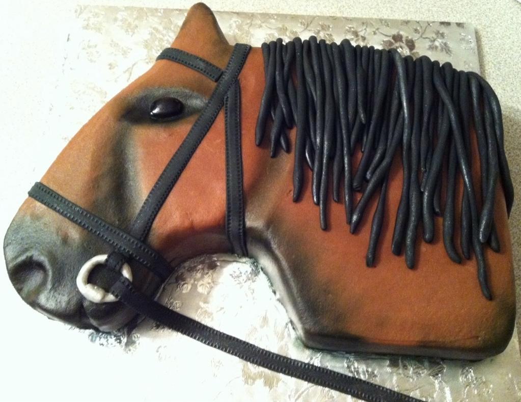 Realistic Horse Cake