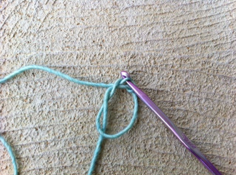 Hook Through Looped Crochet Stitch