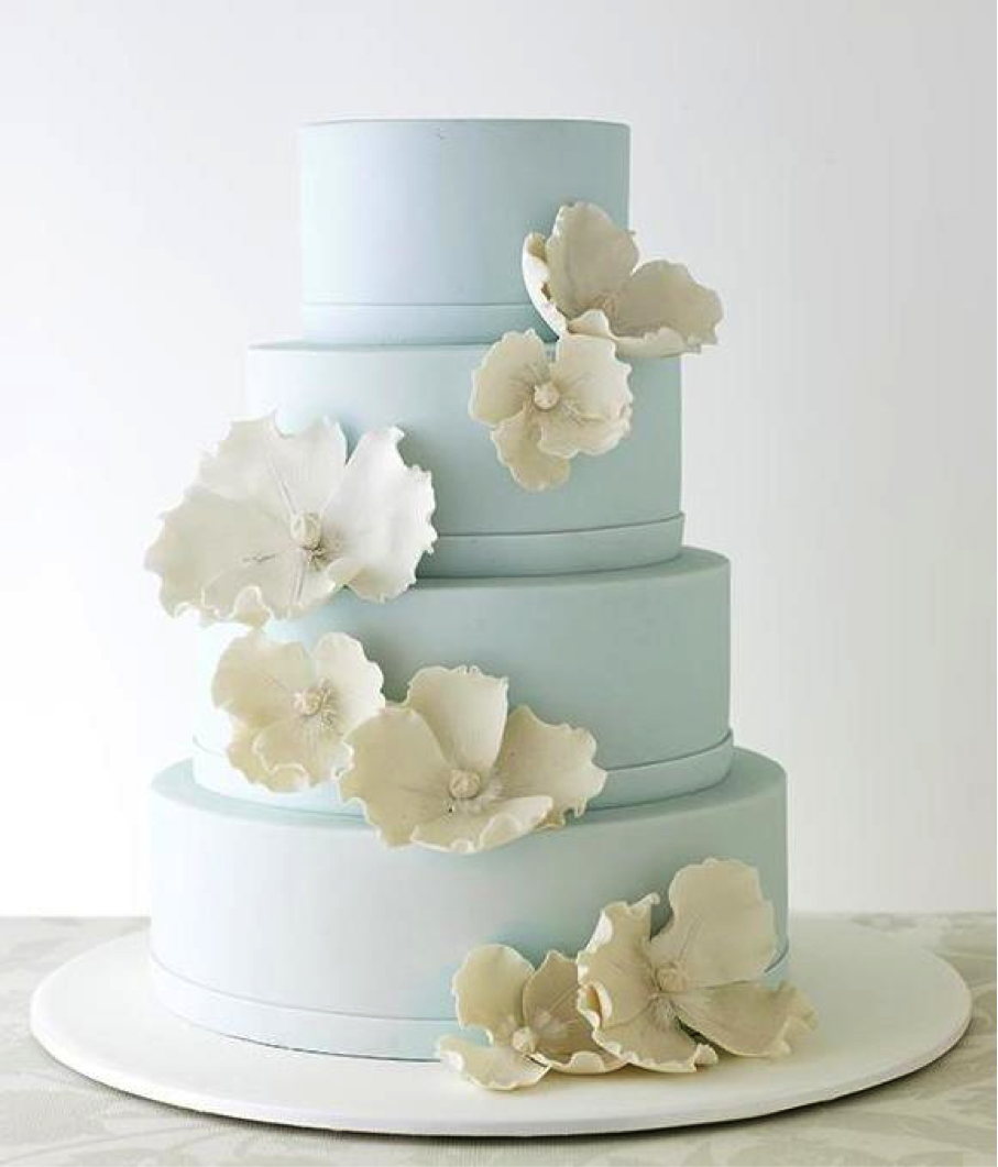 Light Blue Cake